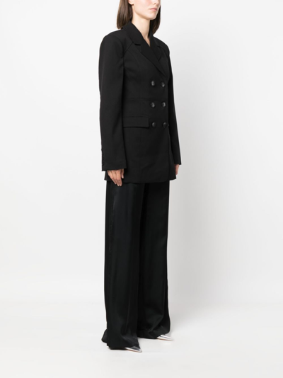 Gestuz Caisagz Double-breasted Blazer In Black