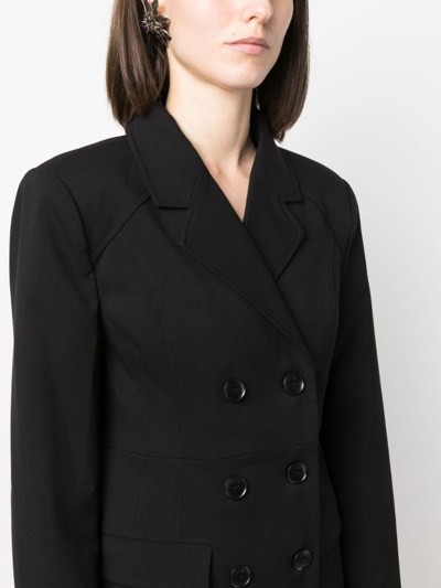 Gestuz Caisagz Double-breasted Blazer In Black