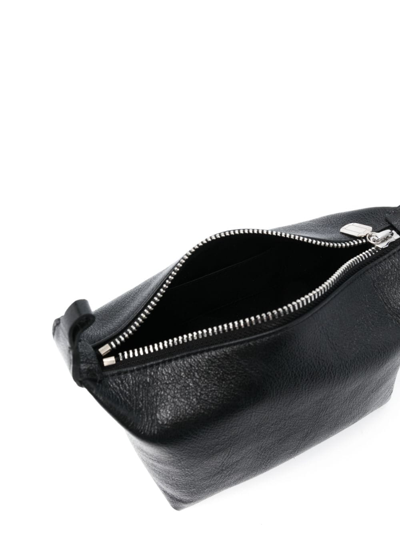 Shop Eéra Moon Leather Tote Bag In Black