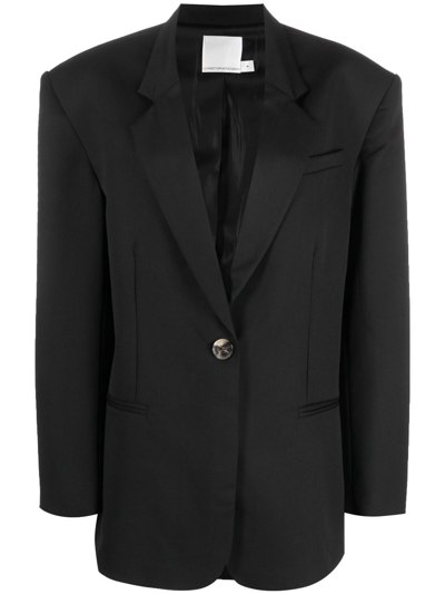 Christopher Esber Black Bermuda Blazer In Black
