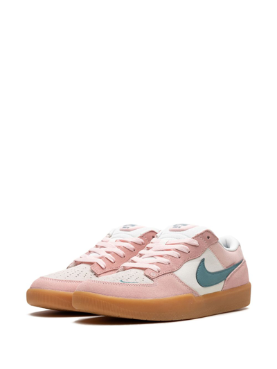 Shop Nike Sb Force 58 "pink Bloom/teal/gum" Sneakers