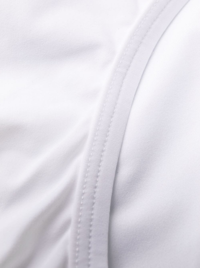 Shop Dolce & Gabbana Logo-plaque Swim Trunks In White