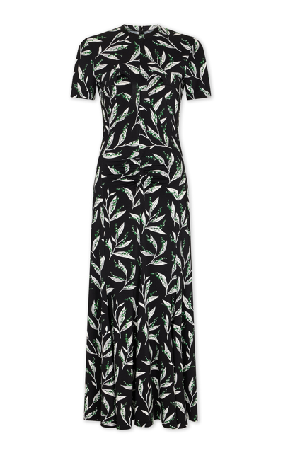 Shop Rabanne Printed Maxi Dress In Floral