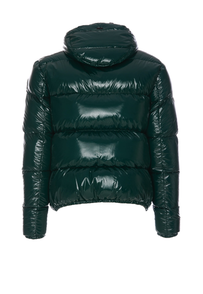 Shop Herno Down Jacket In Green