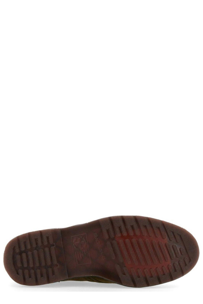 Dr. Martens Repello Suede Moccasins In Green