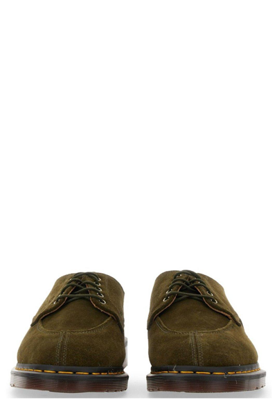 Dr. Martens Repello Suede Moccasins In Green