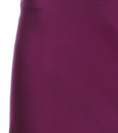 Shop Patrizia Pepe Long Skirt In Purple
