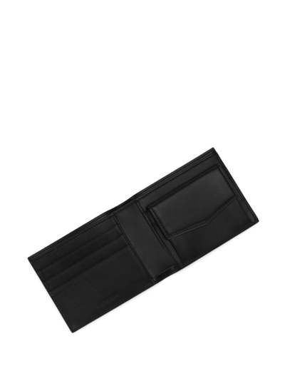 Shop Dolce & Gabbana Logo-print Leather Wallet In Black