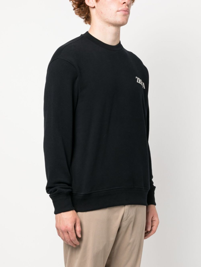 Shop Zegna #usetheexisting™ Cotton Sweatshirt In Black