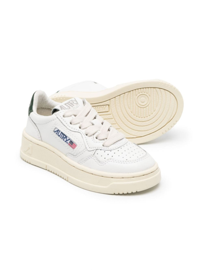 Shop Autry Medalist Low-top Leather Sneakers In White