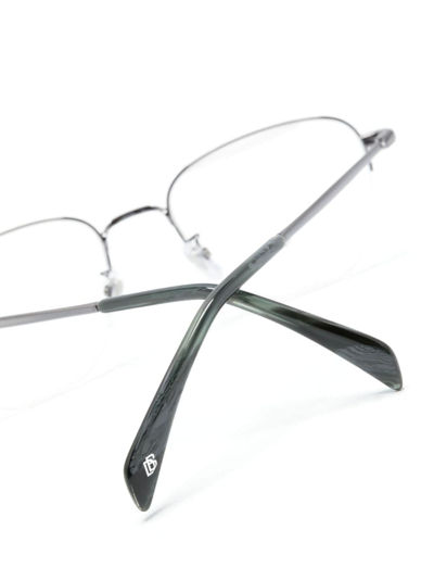 Shop Eyewear By David Beckham Frameless-design Steel Glasses In Silver