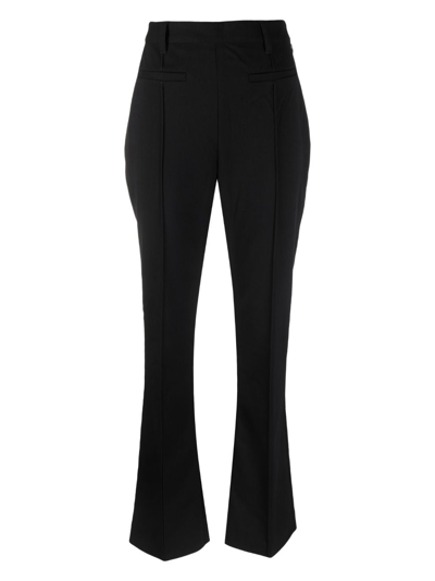Shop Gestuz Caisagz High-waisted Trousers In Black