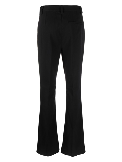 Shop Gestuz Caisagz High-waisted Trousers In Black