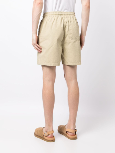 Shop Ymc You Must Create Drawstring Bermuda Shorts In Neutrals