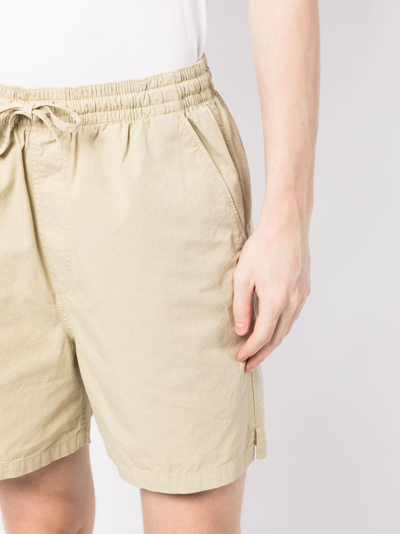 Ymc You Must Create Drawstring Bermuda Shorts In Neutrals