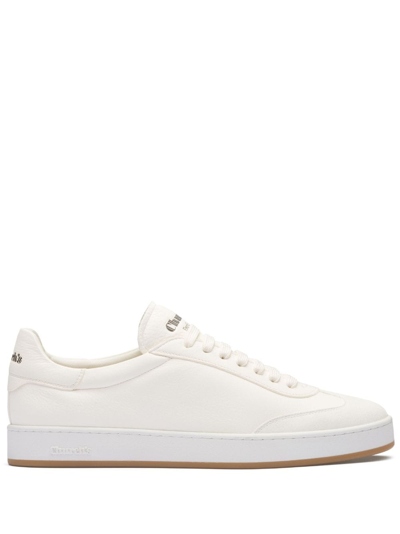 Shop Church's Largs Lace-up Leather Sneakers In White