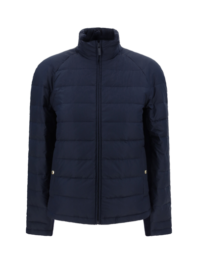 Shop Thom Browne Down Jacket In Navy