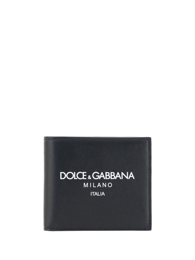 Shop Dolce & Gabbana Wallet In Dg Milano Italia