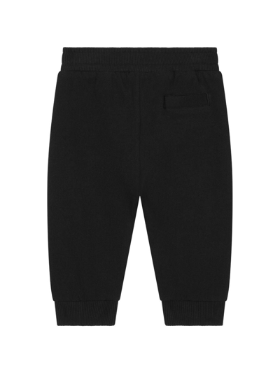 Shop Dolce & Gabbana Logo-print Jogging Trousers In Black
