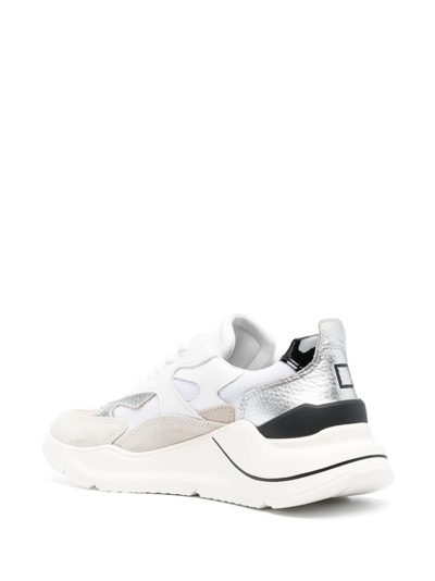 Shop Date Multi-panel Low-top Sneakers In White
