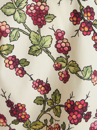 Shop Etro Berries-print Long-sleeve Top In Neutrals
