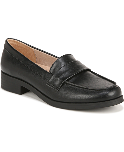 Shop Lifestride Women's Sonoma 2 Slip On Loafers In Black Faux Leather