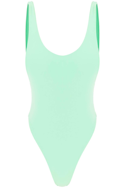 Shop Reina Olga 'funky' One-piece Swimsuit In Fluo,green