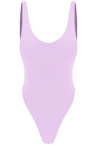 Shop Reina Olga 'funky' One-piece Swimsuit In Fluo,purple