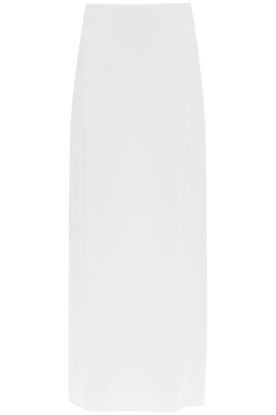 Shop The Row 'ryon' Maxi Skirt In Poplin In White