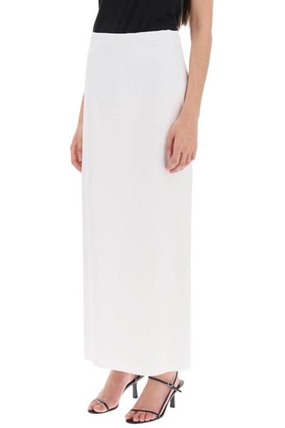 Shop The Row 'ryon' Maxi Skirt In Poplin In White