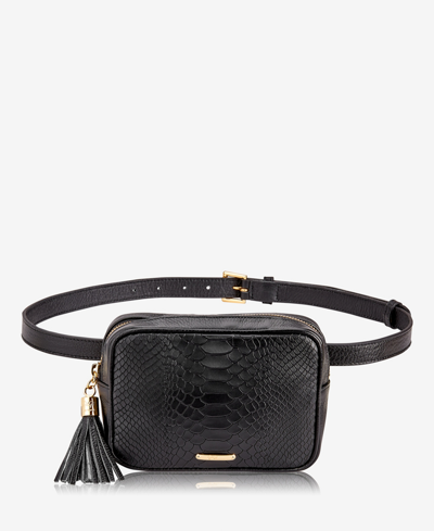 Shop Gigi New York Kylie Leather Belt Bag In Black