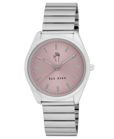 Rae Dunn Women's Sofia Silver-tone Alloy Watch 36mm In Silver