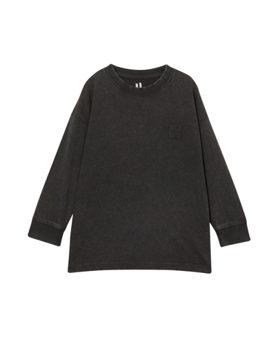 Shop Cotton On Toddler Boys The Essential Long Sleeve T-shirt In Phantom