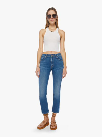 Shop Mother The Mid Rise Rider Ankle Right On! Jeans In Blue