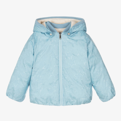 Shop Gucci Blue Double G Down Puffer Jacket