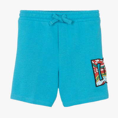 Shop Dolce & Gabbana Baby Boys Blue Shorts