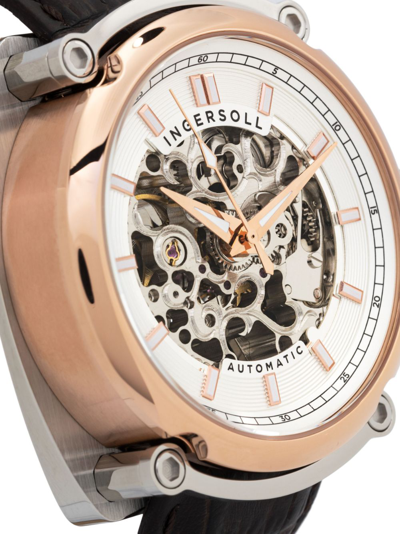 Shop Ingersoll Watches The Michigan 45mm In Weiss