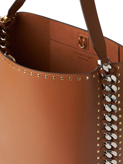 STELLA MCCARTNEY FRAYME STUD-EMBELLISHED TOTE BAG 