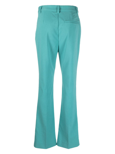 Shop Gestuz Caisagz High-waisted Trousers In Grün