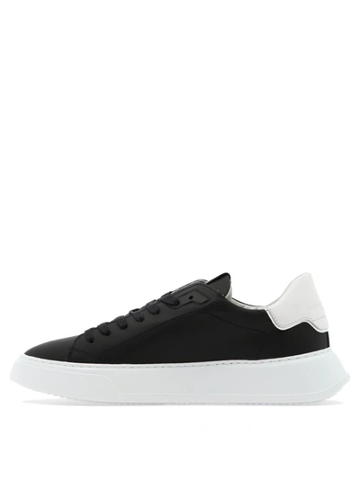 Shop Philippe Model "temple" Sneakers In Black