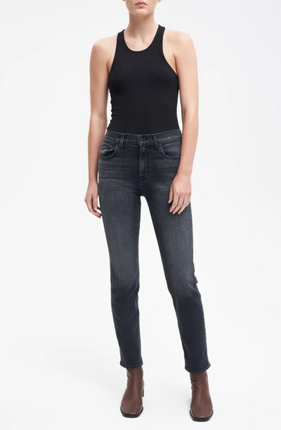 Shop 7 For All Mankind Peggi Tapered Straight Leg Jeans In Lv Moore