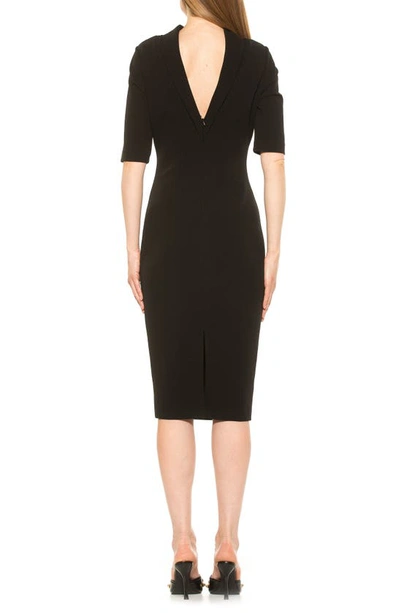 Shop Alexia Admor Rita Retro Turtleneck Dress In Black