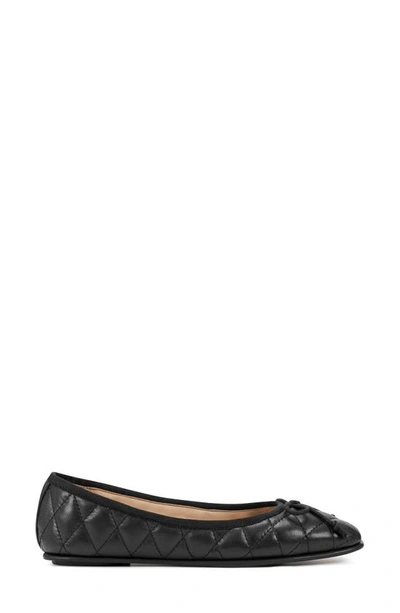 Shop Aerosoles Catalina Flat In Black Quilted