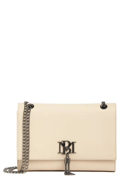 Shop Badgley Mischka Tassel Crossbody Bag In Buff