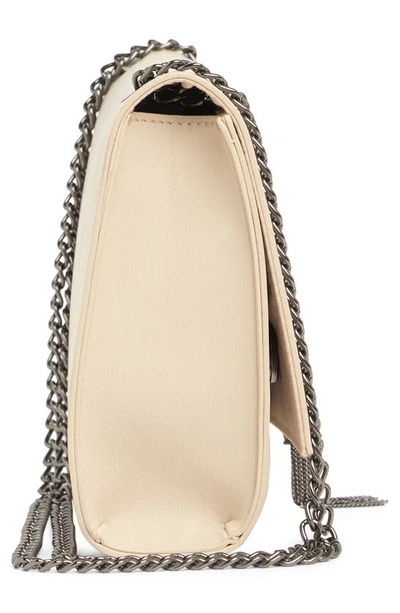 Shop Badgley Mischka Tassel Crossbody Bag In Buff