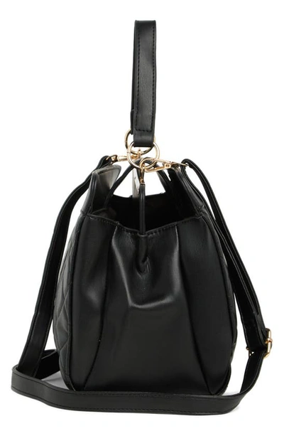 Badgley Mischka Diamond Quilted Tote Bag In Black