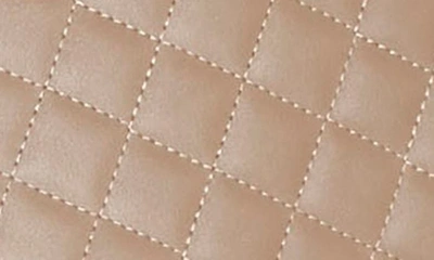 Badgley Mischka Large Quilted Tote Bag In Taupe