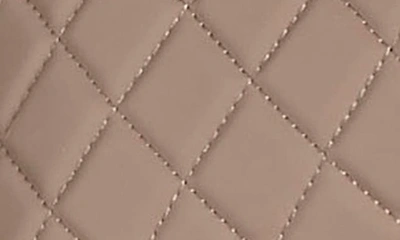 Badgley Mischka Large Diamond Quilted Tote Bag In Taupe