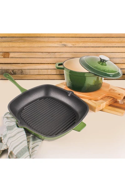 Berghoff Neo 3-piece Cast Iron Set In Green