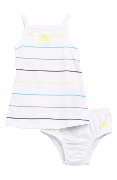 Shop Nike Let's Roll Dress & Bloomers In White